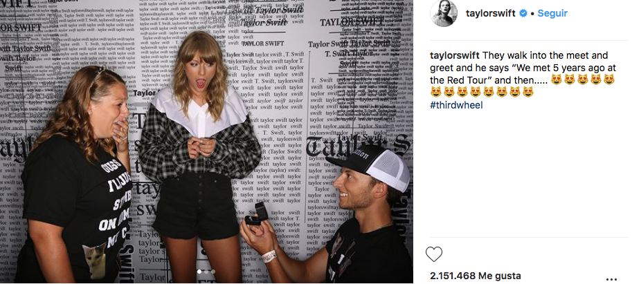 Fans se comprometen frente a Taylor Swift