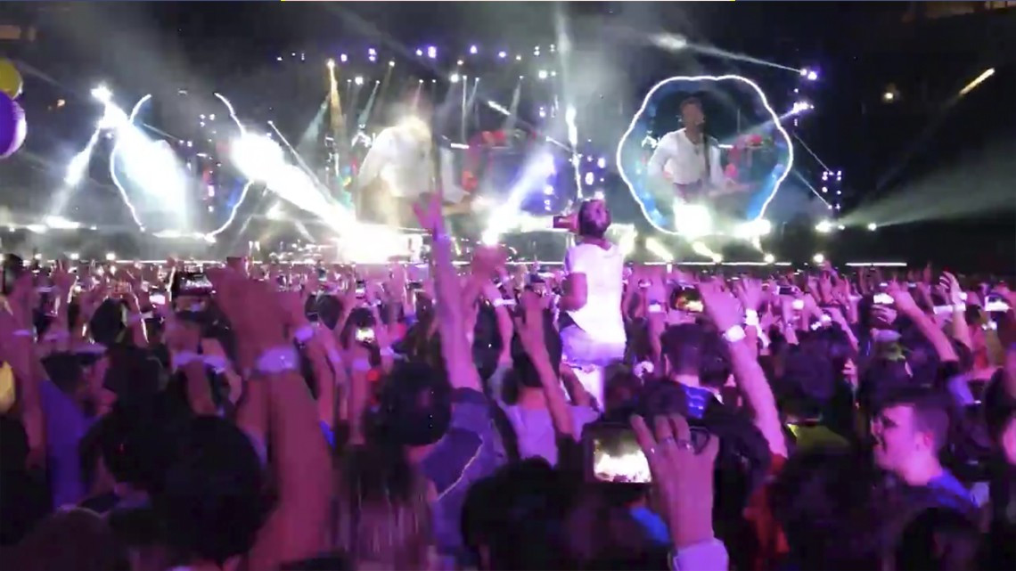 Coldplay toca "De Música Ligera" en Argentina 