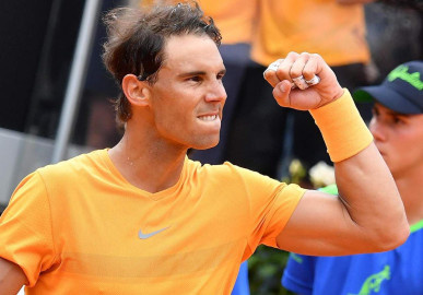 Rafael Nadal debuta con victoria en el Masters 1000 de Roma