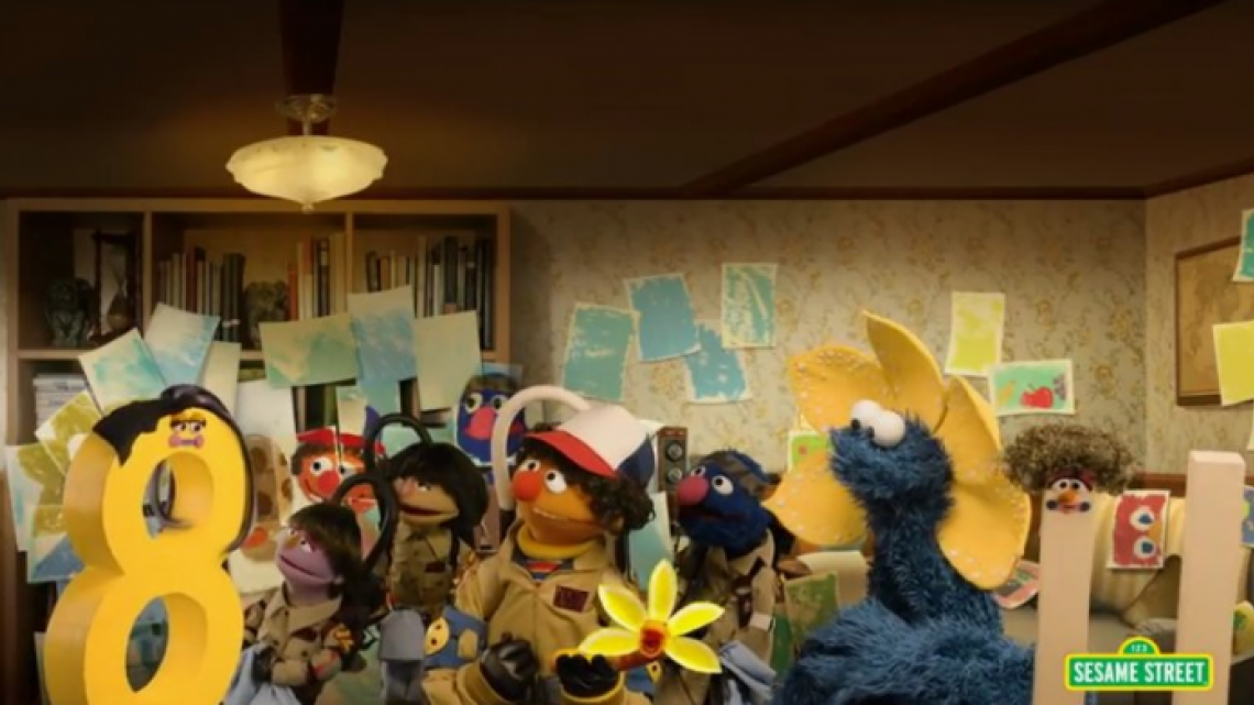 Plaza Sésamo llega a Stranger Things