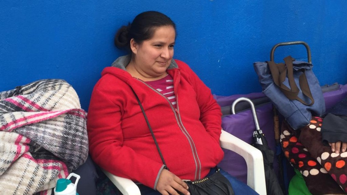 Hacen fila desde el domingo, para lograr un lugar de estudio en primarias de Altamira.