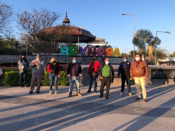 Periodistas reynosenses se unen a protesta nacional; exigen condiciones para ejercer con seguridad 