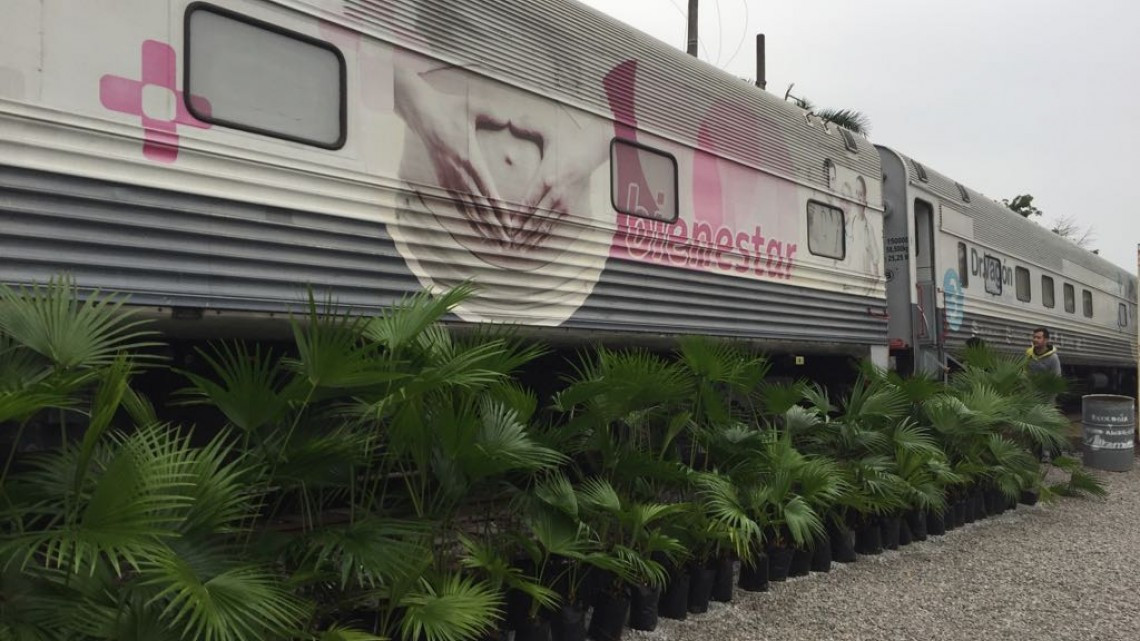 Llega el doctor vagón al área de ferrocarriles