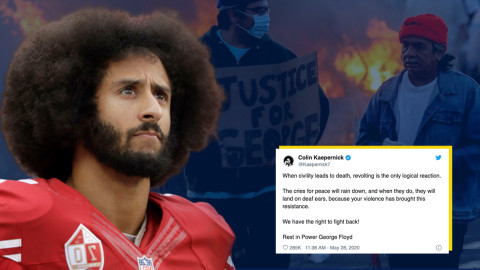 Colin Kaepernick apoya protestas por muerte de George Floyd