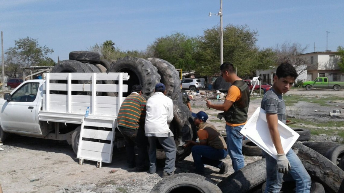 Realizan saneamiento de predio 