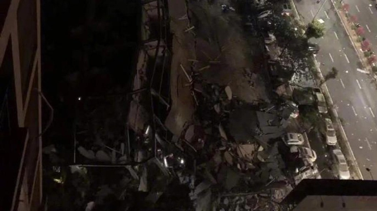 Se derrumba hotel en China donde se atendía a pacientes con Covid-19