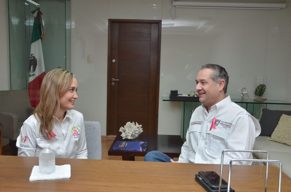 Autoridades maderenses promueven acciones de concientización del cáncer de mama