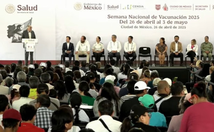 Secretaría de Salud arranca con la Semana Nacional de Vacunación 2025