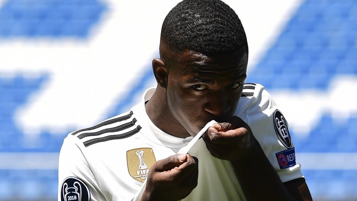 Real Madrid presenta al brasileño Vinicius Jr.