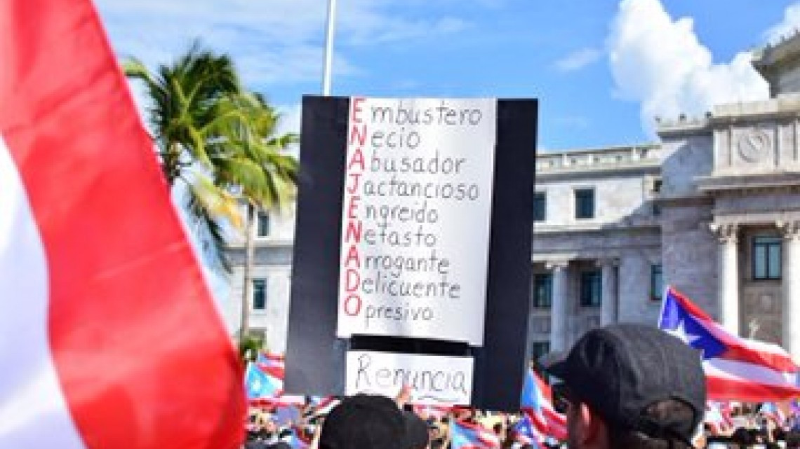 Así se está viviendo la protesta en Puerto Rico encabezada por Bad Bunny y Residente