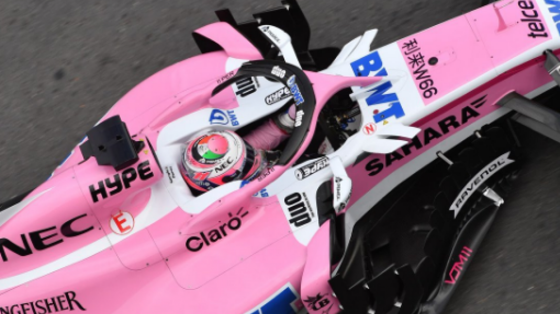 Sergio Pérez se lleva el tercer lugar en el podio de Azerbaiyán