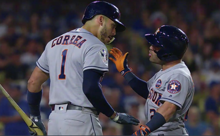 Astros vencen a Dodgers y empatan la Serie Mundial 