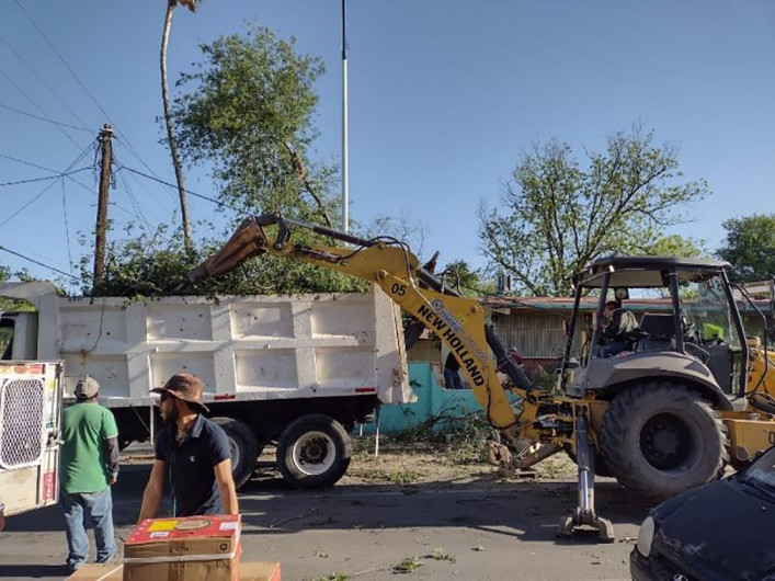 Atienden afectaciones por lluvia en Nuevo Laredo