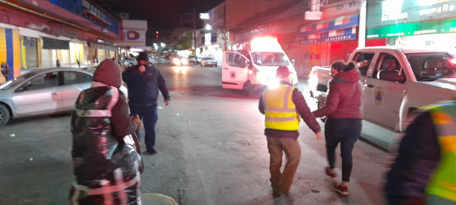 Participa Protección Civil Estatal en "Operativo Carrusel" ante onda gélida 