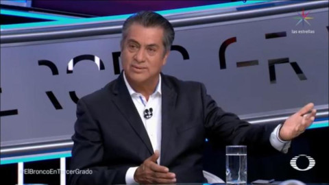 El Bronco confronta a periodistas en Tercer Grado