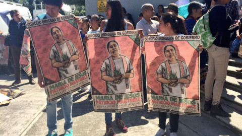 Marichuy, vocera del CNI, se registra como aspirante a candidata independiente