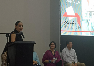 Reforma electoral traerá beneficios para el pueblo: Claudia Hernández