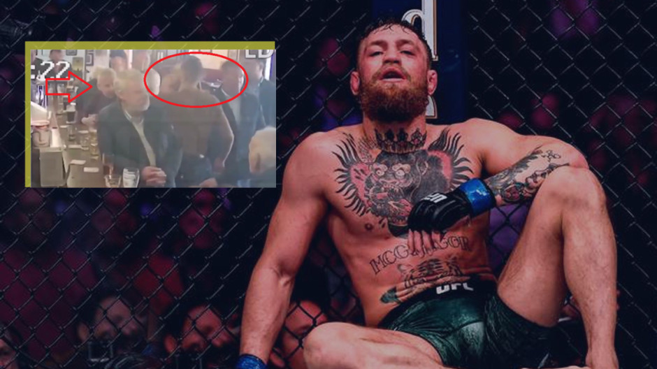 McGregor golpeó a un anciano por no aceptar un trago