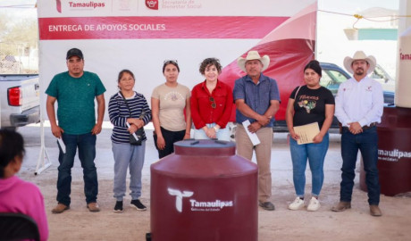 Lleva SEBIEN apoyos a Bustamante