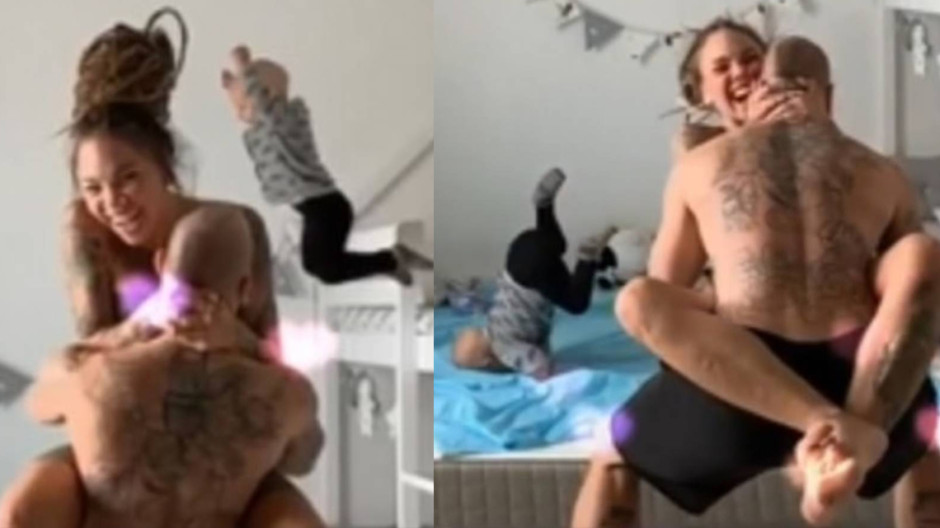 Niño salta de litera en un descuido de sus padres