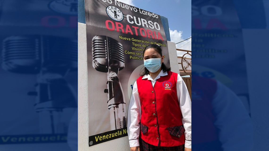 Gana alumna neolaredense concurso estatal de oratoria "Quédate en casa 2021"