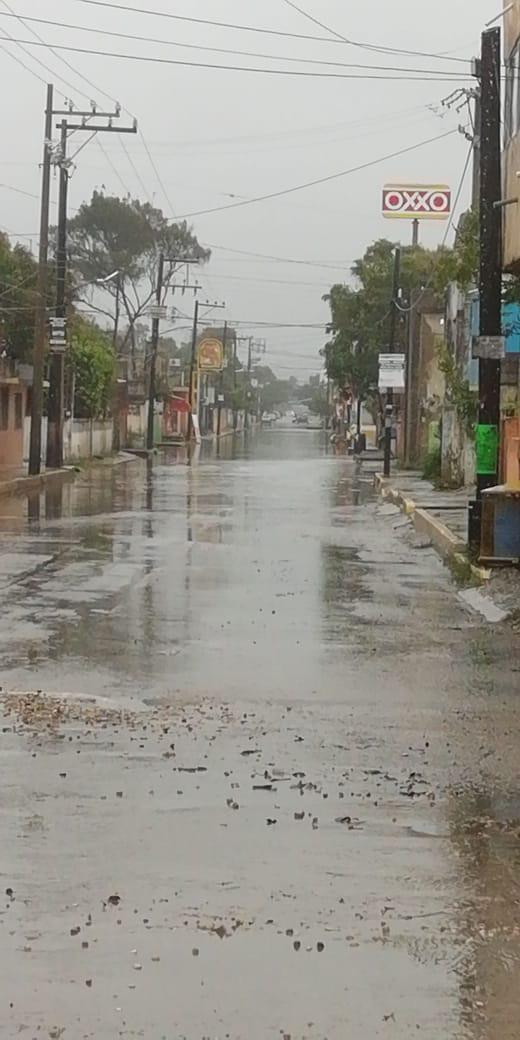 Se coordinan diversas autoridades por efectos de lluvia en Madero