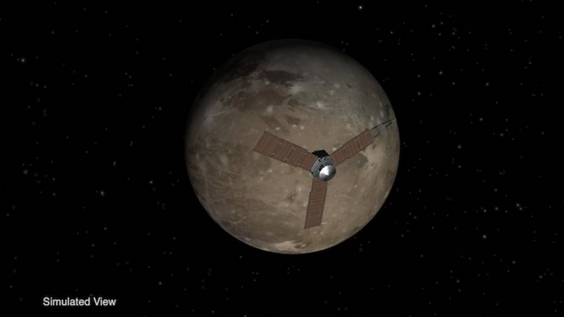Sonda Juno tiene el primer acercamiento a la luna más grande de Júpiter 