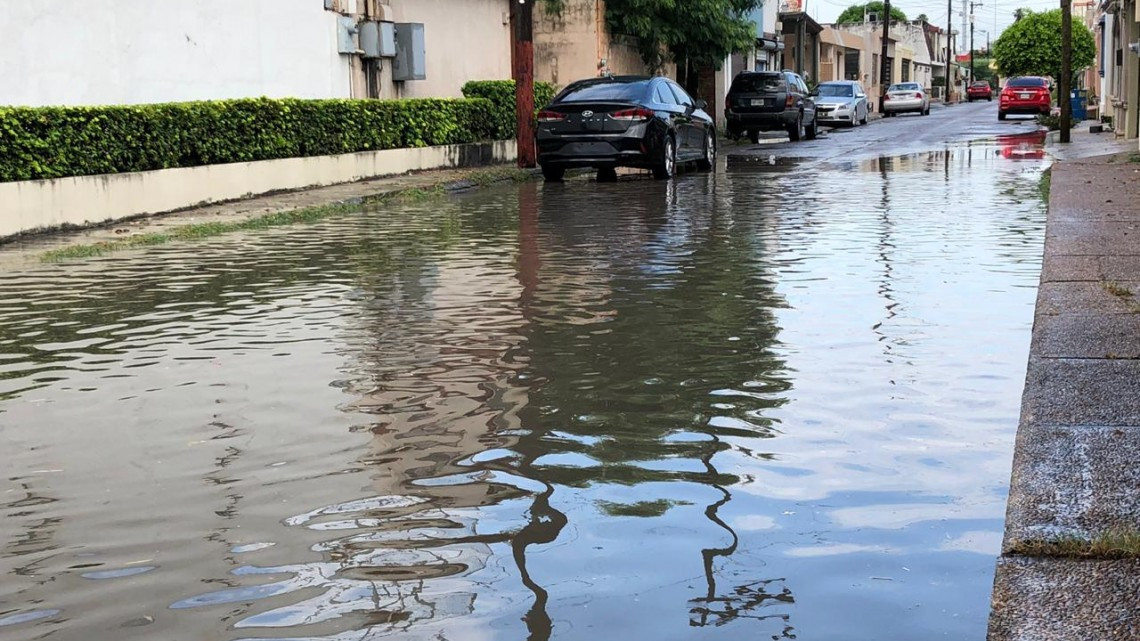 Lluvias dejan inundaciones en Matamoros 