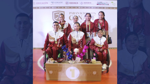 Medallas históricas para Tamaulipas en inicio de los Paranacionales CONADE 2024 