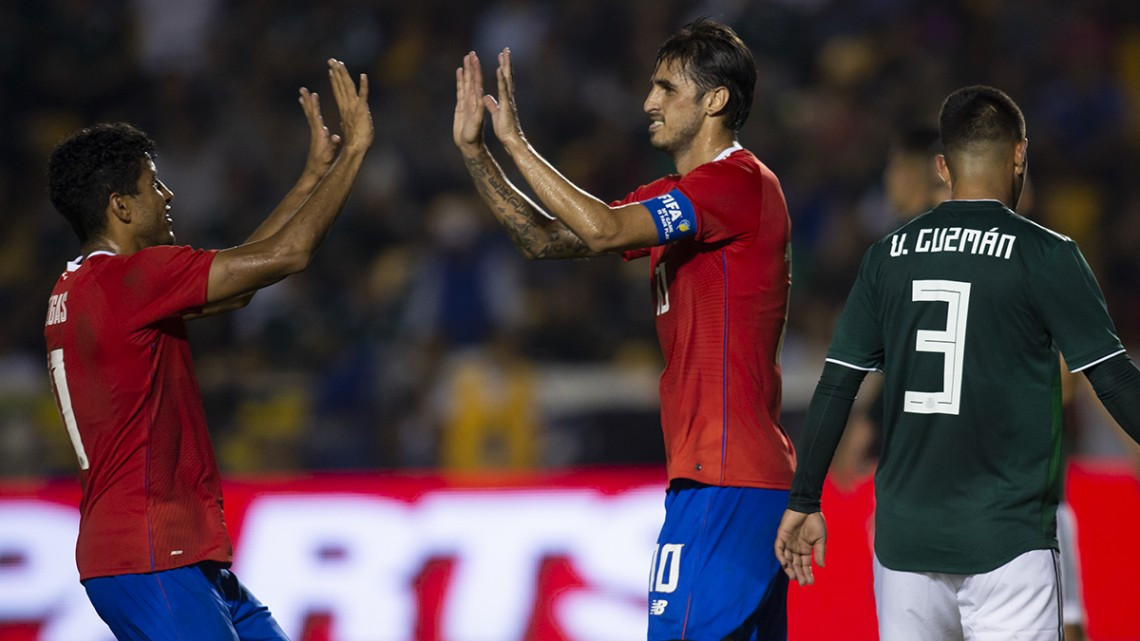 México se impone a Costa Rica en duelo amistoso
