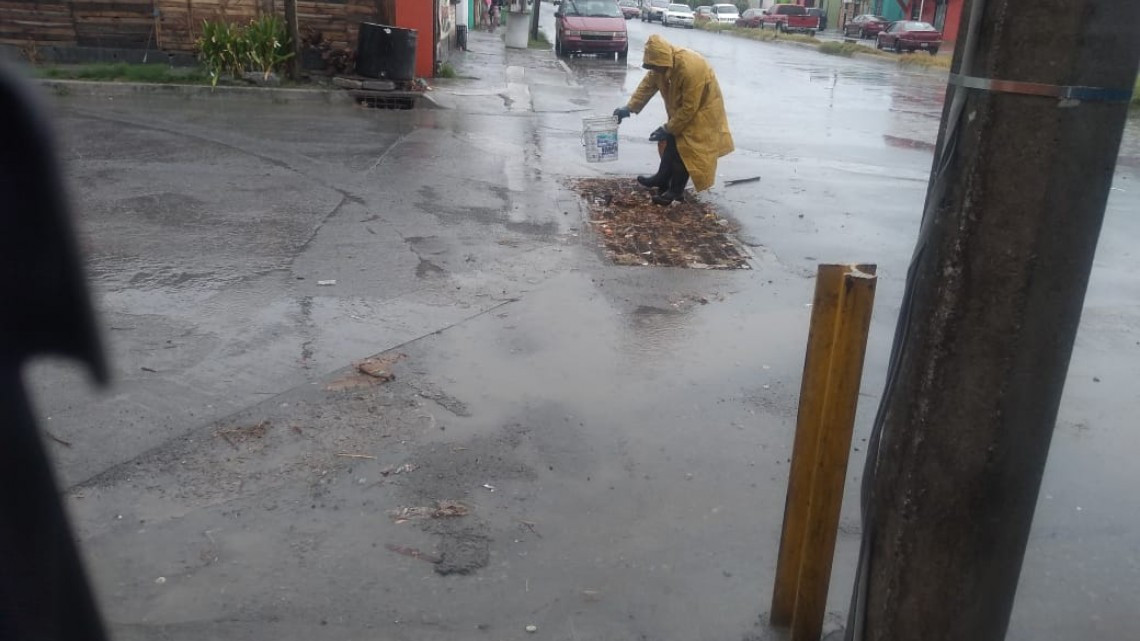 Se registra una pulgada y media de lluvia en Matamoros