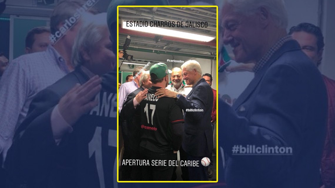 Foto de Canelo y Bill Clinton desata comentarios en redes