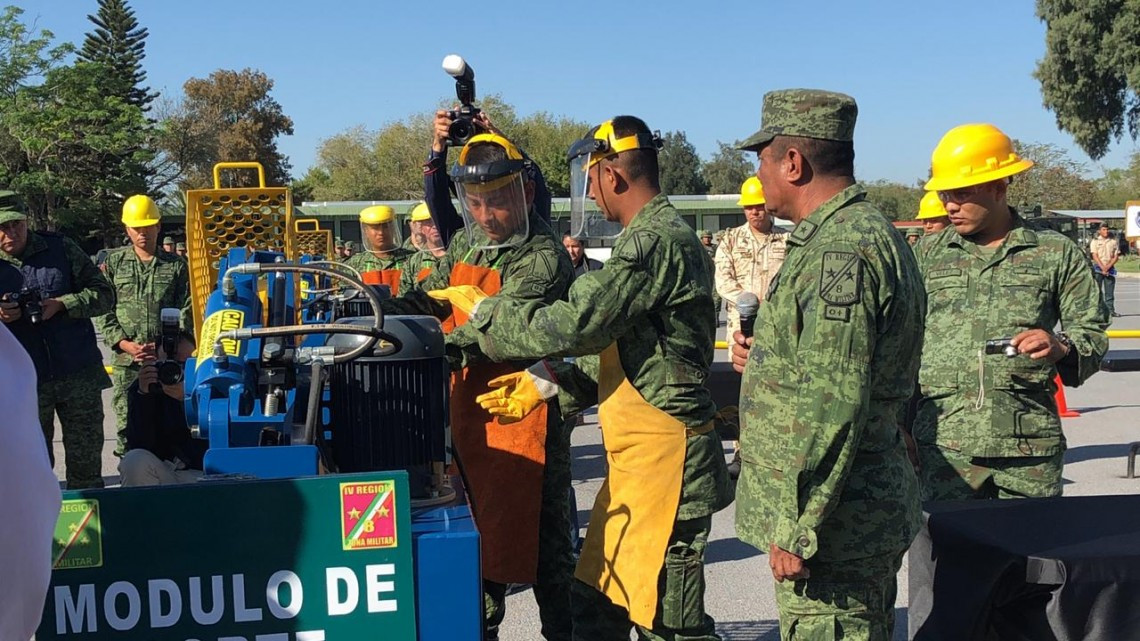 Destruyen más de mil unidades de armamento asegurado