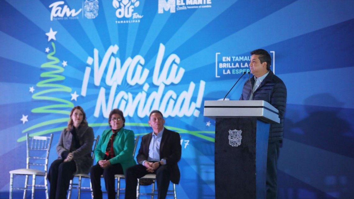 Inician funcionamiento de pistas de hielo y el encendido de pino