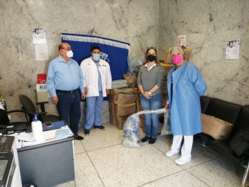 DIF Reynosa entregó donación a la Clínica del ISSSTE