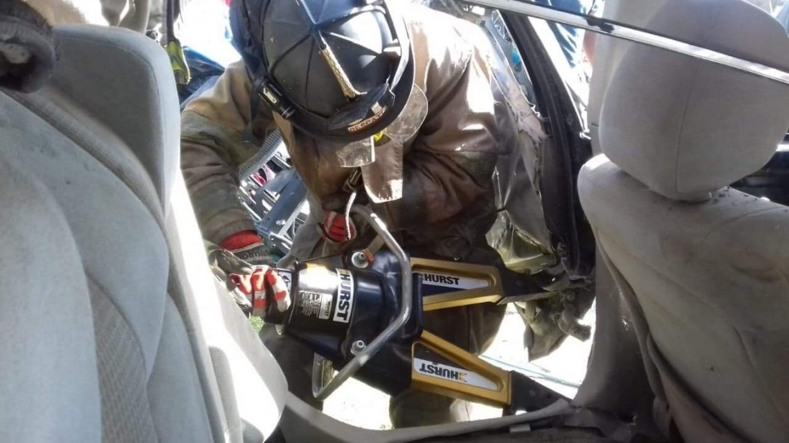 Preparan bomberos exhibición de extracción vehicular