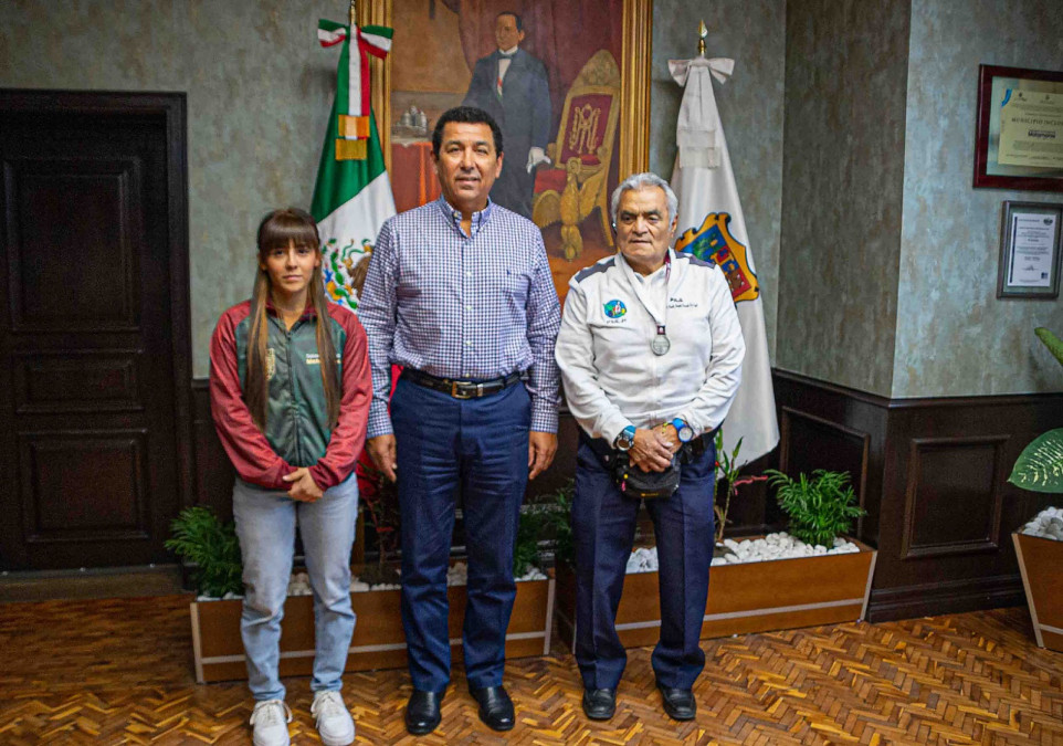 Recibe Mario López a Presidente de Federación Mexicana de Levantamiento de Pesas
