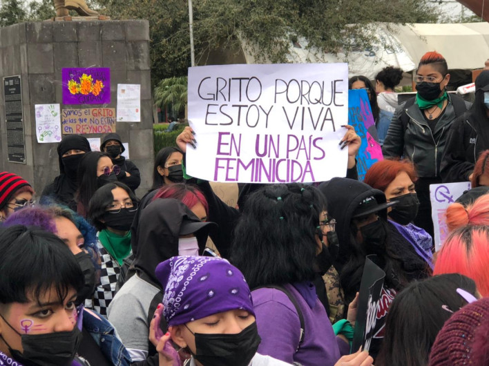 Mujeres reynosenses saldrán a marchar este 8M