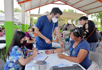 Lleva DIF Matamoros Brigada Asistencial al Ejido El Tahuachal