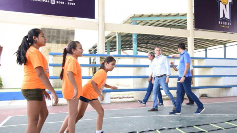 Garantiza Chucho Nader mejores espacios deportivos y recreativos