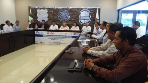 Recibe Altamira certificado como municipio promotor de la salud