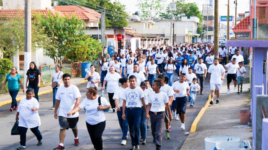 Realizan en Altamira caminata “Convivencia Familiar’’