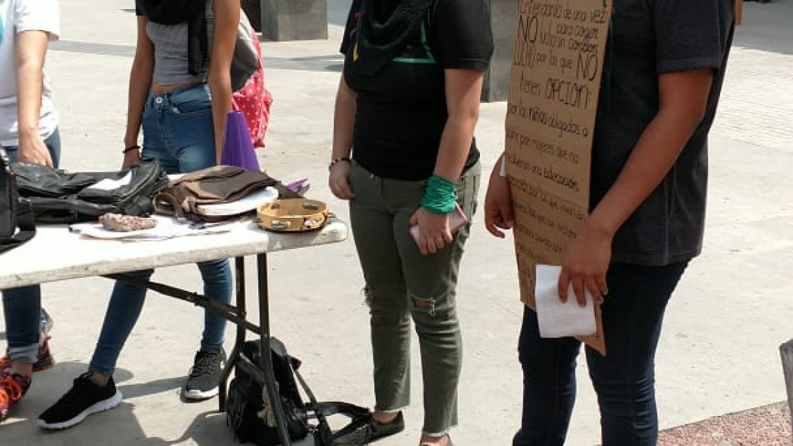 Feministas reynosenses se unen a manifestaciones por la despenalización del aborto