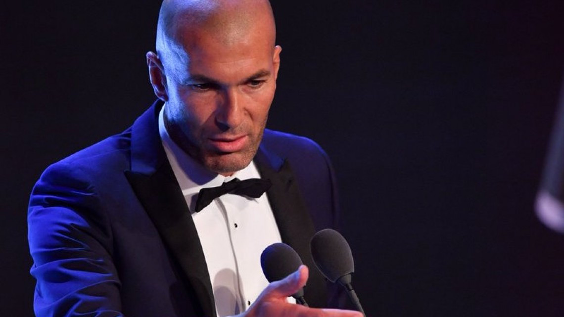Zinedine Zidane, mejor entrenador para la FIFA.