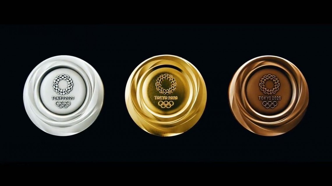 Así serán las medallas de Tokio 2020