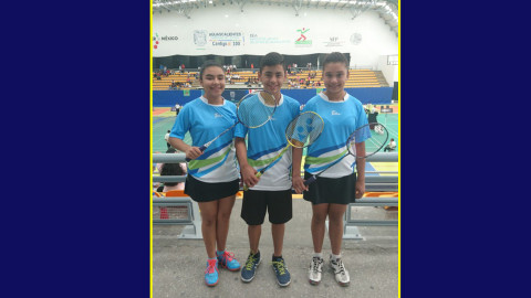  Atletas de bádminton logran tres pases a la ON 2018