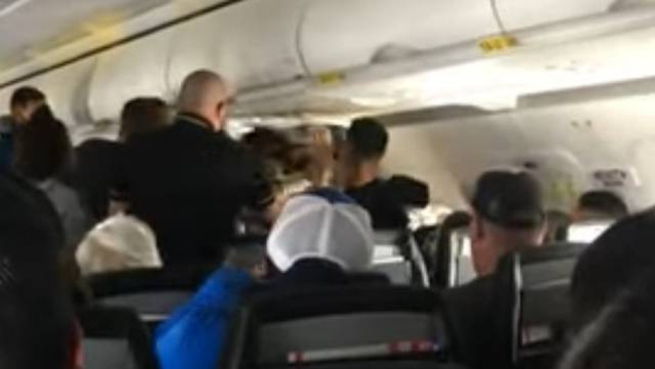 Se produce campal en pleno vuelo de Chicago a Las Vegas