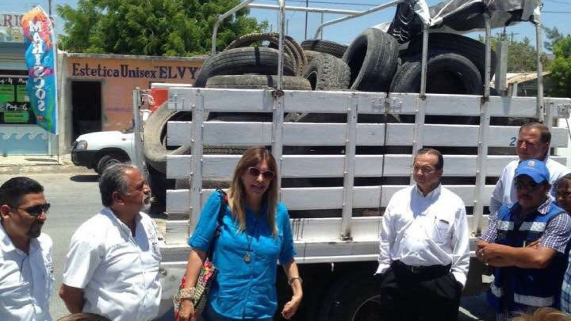 Realizan labores de descacharrización para combatir moscos