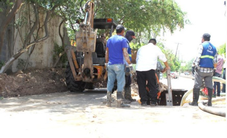 Mantiene COMAPA compromiso  de mejorar infraestructura sanitaria