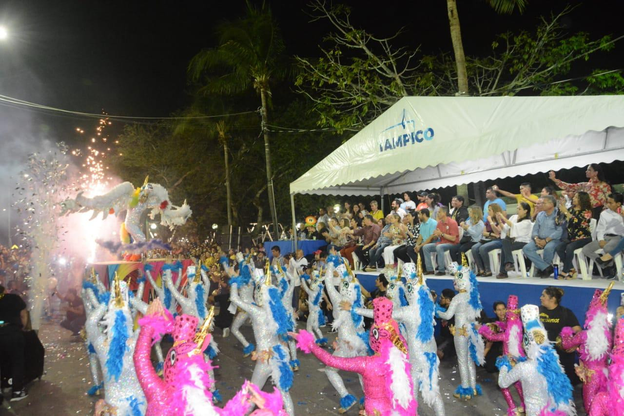 Más de 45 Mil Tampiqueños Disfrutaron del Segundo Día de Desfile del Carnaval
